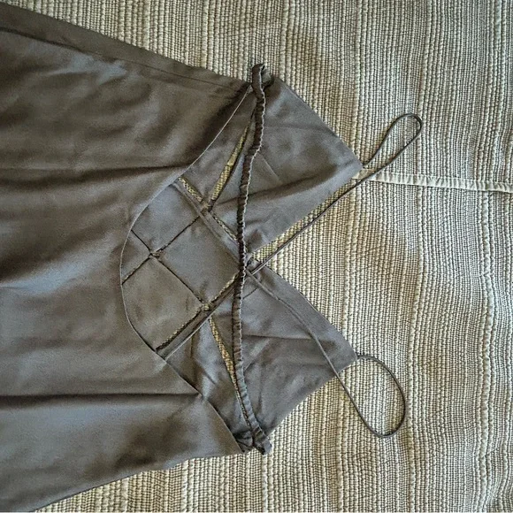 asos design, new with tags, grey midi dress - Picture 4 of 5